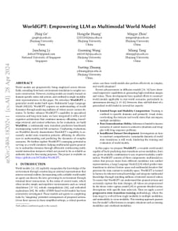 WorldGPT: Empowering LLM as Multimodal World Model