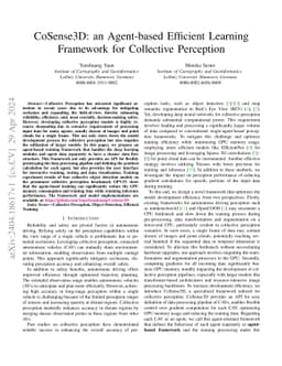 CoSense3D: an Agent-based Efficient Learning Framework for Collective
  Perception