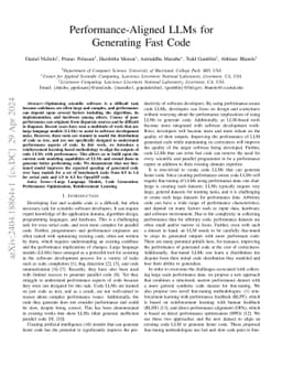 Performance-Aligned LLMs for Generating Fast Code