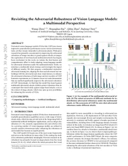 Revisiting the Adversarial Robustness of Vision Language Models: a
  Multimodal Perspective