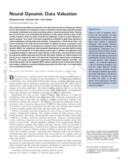 Neural Dynamic Data Valuation