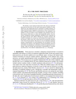 PCA for Point Processes