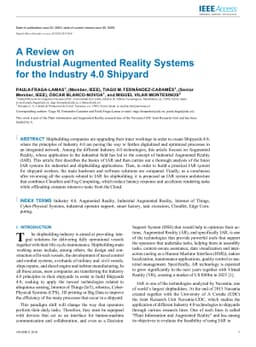 A Review on Industrial Augmented Reality Systems for the Industry 4.0
  Shipyard