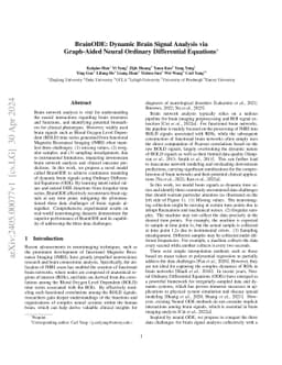 BrainODE: Dynamic Brain Signal Analysis via Graph-Aided Neural Ordinary
  Differential Equations