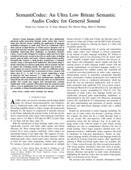 SemantiCodec: An Ultra Low Bitrate Semantic Audio Codec for General
  Sound