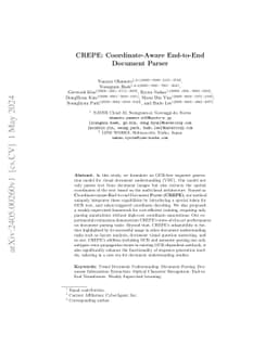 CREPE: Coordinate-Aware End-to-End Document Parser