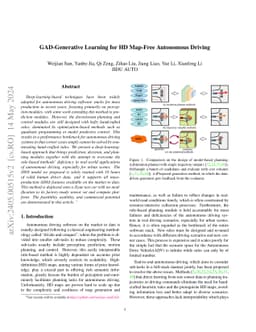 GAD-Generative Learning for HD Map-Free Autonomous Driving