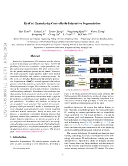 GraCo: Granularity-Controllable Interactive Segmentation
