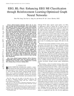 EEG_RL-Net: Enhancing EEG MI Classification through Reinforcement
  Learning-Optimised Graph Neural Networks