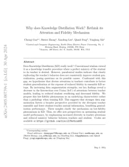 Why does Knowledge Distillation Work? Rethink its Attention and Fidelity
  Mechanism