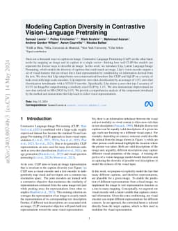 Modeling Caption Diversity in Contrastive Vision-Language Pretraining