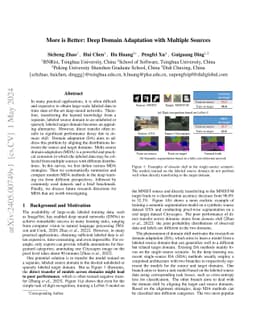 More is Better: Deep Domain Adaptation with Multiple Sources