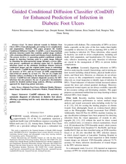 Guided Conditional Diffusion Classifier (ConDiff) for Enhanced
  Prediction of Infection in Diabetic Foot Ulcers