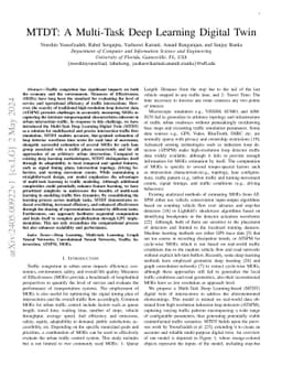 MTDT: A Multi-Task Deep Learning Digital Twin