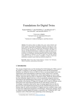 Foundations for Digital Twins