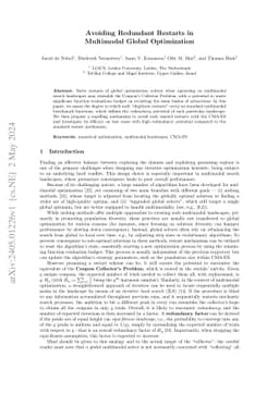 Avoiding Redundant Restarts in Multimodal Global Optimization