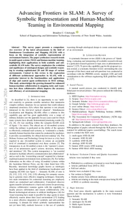 Advancing Frontiers in SLAM: A Survey of Symbolic Representation and
  Human-Machine Teaming in Environmental Mapping