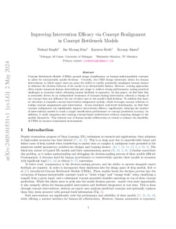Improving Intervention Efficacy via Concept Realignment in Concept
  Bottleneck Models
