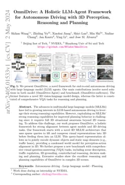 OmniDrive: A Holistic Vision-Language Dataset for Autonomous Driving with Counterfactual Reasoning