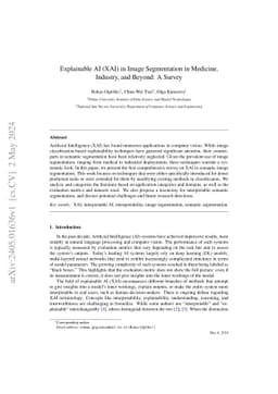 Explainable AI (XAI) in Image Segmentation in Medicine, Industry, and
  Beyond: A Survey