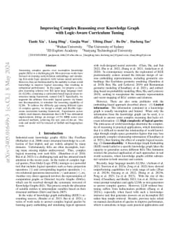 Improving Complex Reasoning over Knowledge Graph with Logic-Aware Curriculum Tuning
