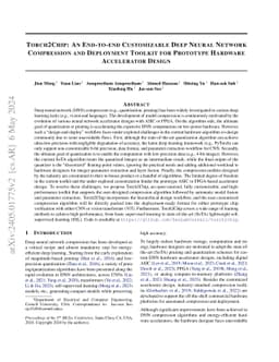 Torch2Chip: An End-to-end Customizable Deep Neural Network Compression
  and Deployment Toolkit for Prototype Hardware Accelerator Design