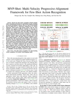 MVP-Shot: Multi-Velocity Progressive-Alignment Framework for Few-Shot Action Recognition