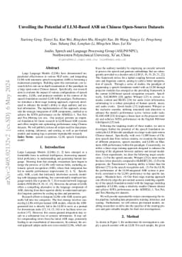 Unveiling the Potential of LLM-Based ASR on Chinese Open-Source Datasets