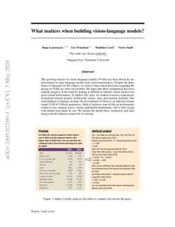 What matters when building vision-language models?