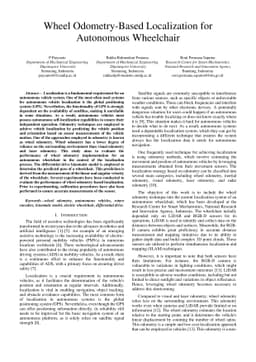 Wheel Odometry-Based Localization for Autonomous Wheelchair