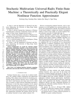 Stochastic Multivariate Universal-Radix Finite-State Machine: a
  Theoretically and Practically Elegant Nonlinear Function Approximator