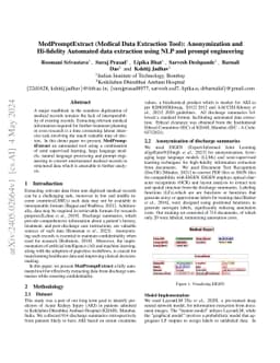 MedPromptExtract (Medical Data Extraction Tool): Anonymization and
  Hi-fidelity Automated data extraction using NLP and prompt engineering