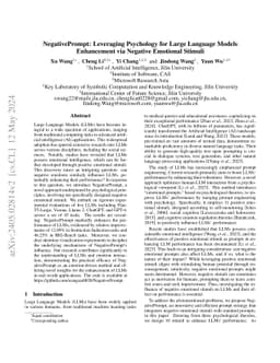 NegativePrompt: Leveraging Psychology for Large Language Models
  Enhancement via Negative Emotional Stimuli