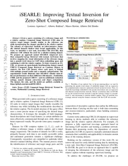 iSEARLE: Improving Textual Inversion for Zero-Shot Composed Image
  Retrieval