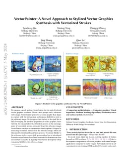 VectorPainter: Advanced Stylized Vector Graphics Synthesis Using Stroke-Style Priors