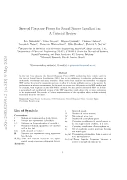 Steered Response Power for Sound Source Localization: A Tutorial Review