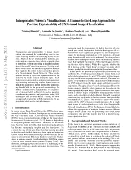 Interpretable Network Visualizations: A Human-in-the-Loop Approach for
  Post-hoc Explainability of CNN-based Image Classification