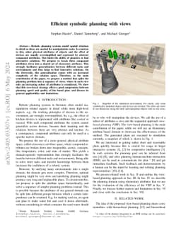 Efficient Symbolic Planning with Views