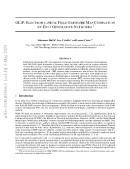 GLIP: Electromagnetic Field Exposure Map Completion by Deep Generative
  Networks