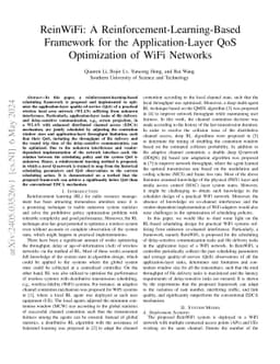 ReinWiFi: A Reinforcement-Learning-Based Framework for the
  Application-Layer QoS Optimization of WiFi Networks
