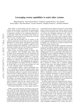 Leveraging swarm capabilities to assist other systems