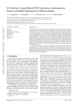 D-TrAttUnet: Toward Hybrid CNN-Transformer Architecture for Generic and
  Subtle Segmentation in Medical Images