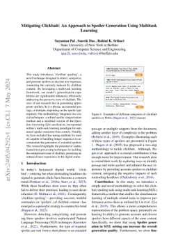 Mitigating Clickbait: An Approach to Spoiler Generation Using Multitask
  Learning