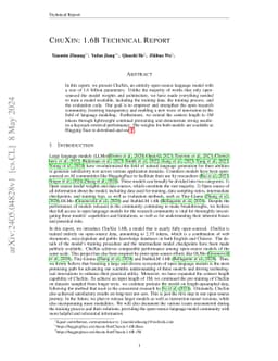 ChuXin: 1.6B Technical Report