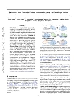 FreeBind: Free Lunch in Unified Multimodal Space via Knowledge Fusion