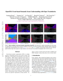 OpenESS: Event-based Semantic Scene Understanding with Open Vocabularies