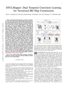 DTCLMapper: Dual Temporal Consistent Learning for Vectorized HD Map
  Construction