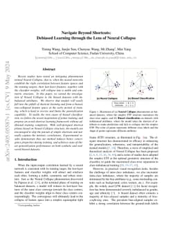 Navigate Beyond Shortcuts: Debiased Learning through the Lens of Neural
  Collapse