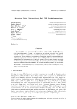 Aequitas Flow: Streamlining Fair ML Experimentation