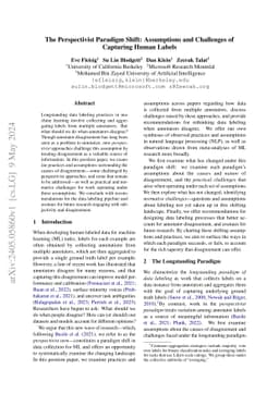 The Perspectivist Paradigm Shift: Assumptions and Challenges of
  Capturing Human Labels